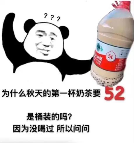 喝什么奶茶您和西北风去吧表情包