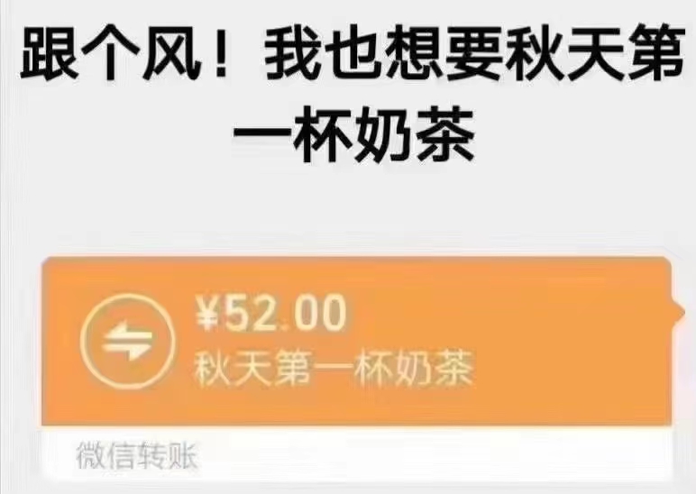 我也想要秋天的第一条华子表情包