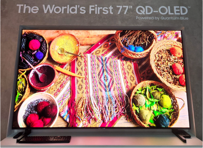 消息称三星将在明年 CES 上发布其量产版 77 英寸 QD-OLED 电视