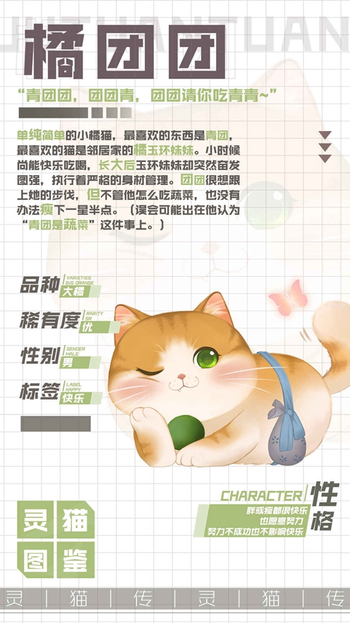 灵猫传橘团团属性图鉴