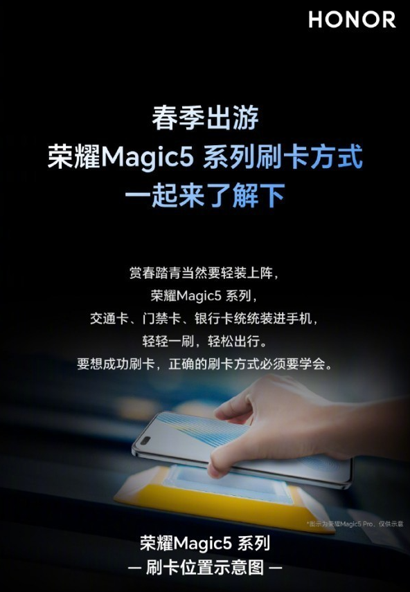 一机在手 出行无忧：荣耀Magic5系列手机刷卡方式详解