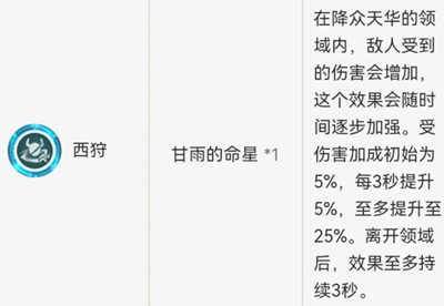《原神》甘雨命座效果介绍