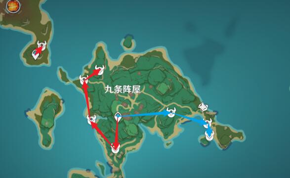 原神刀镡采集路线介绍