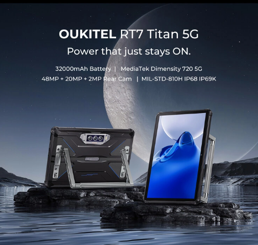 强劲硬件配置助力畅享体验：欧奇RT7 Titan平板搭载联发科天玑720处理器