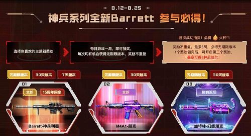 CF15周年全新神兵专场活动在哪参加 15周年全新神兵专场活动介绍[多图]