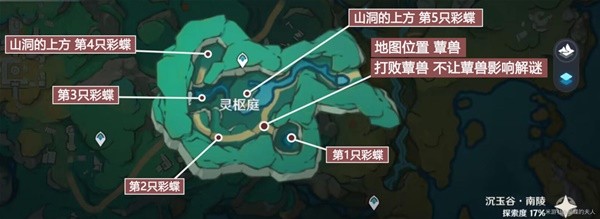 《原神》4.5世界任务彩蝶翩然过谷中攻略