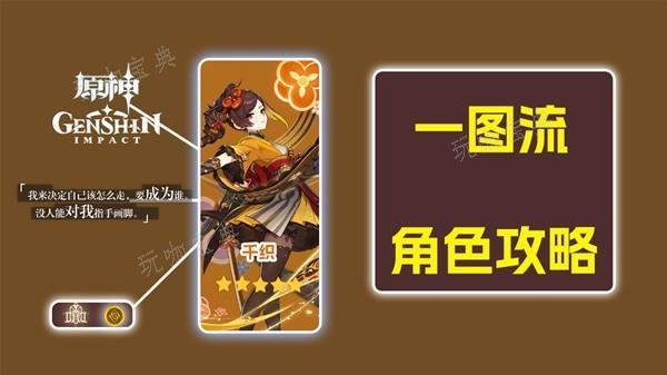 《原神》4.5千织出装及配队培养一图流