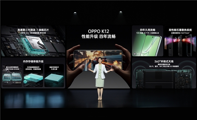 超长续航十面耐摔，OPPO K12售价1799元起